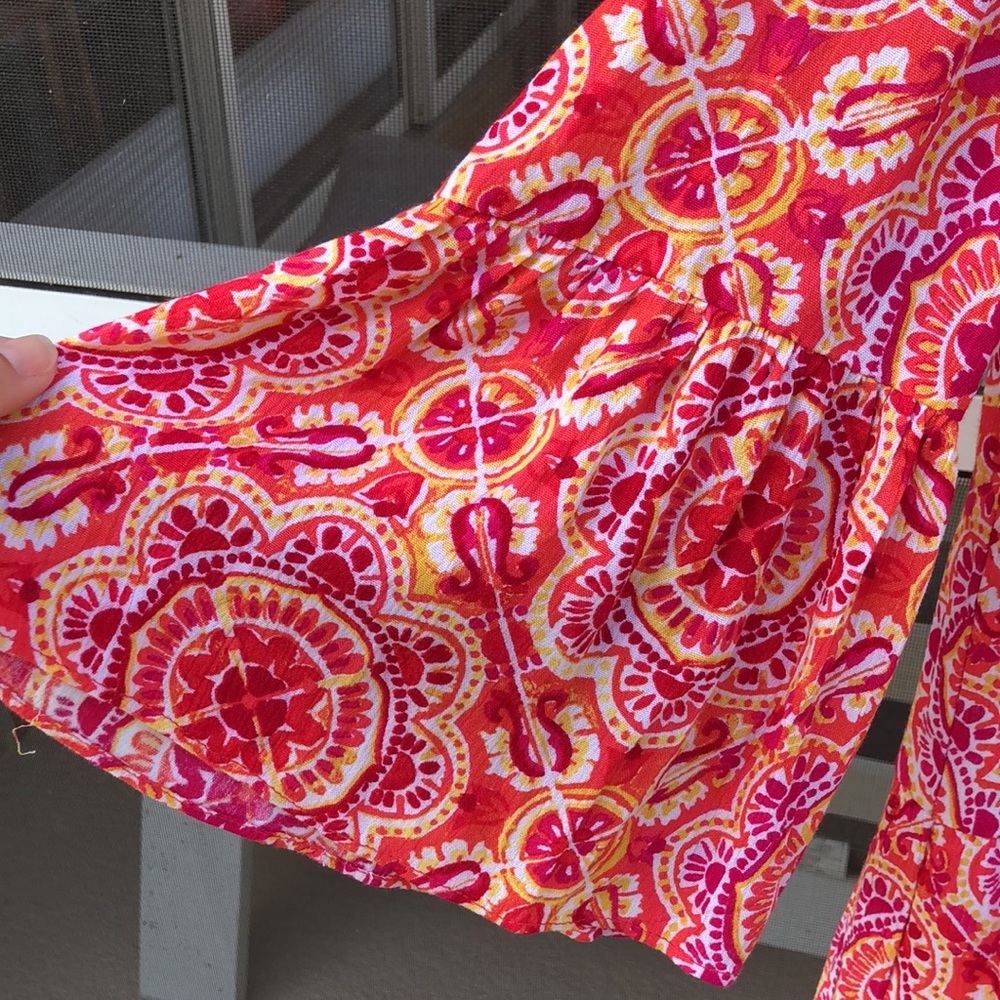 NWOT - PAPPAGALLO 100% Viscose Boho Top - Picture 5 of 8